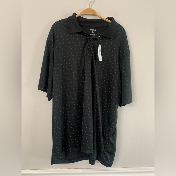 NEW HAGGAR SHORT SLEEVE POLO SIZE: - Picture 4 of 6